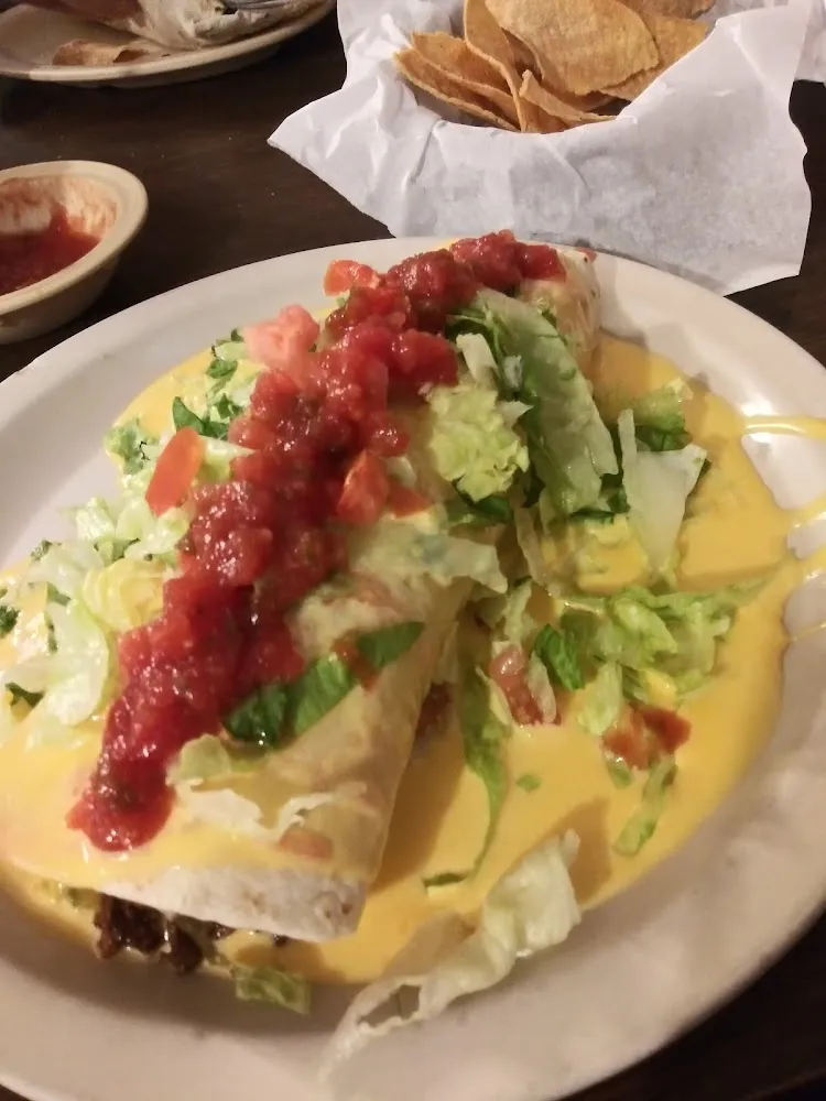 Smothered Steak Burrito
